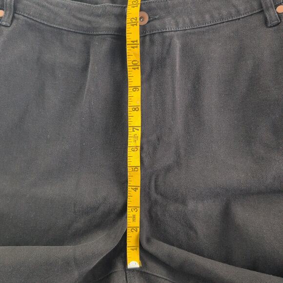 Ellos Hight Waist Straight Leg Black Jeans Women's Size 26 Minimalist Tonal - Picture 5 of 8